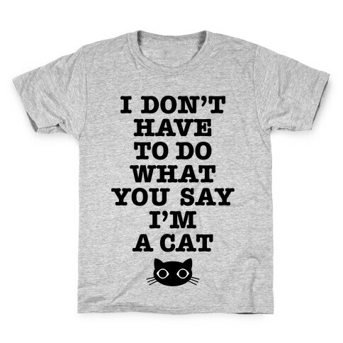 I'm A Cat Kids T-Shirt