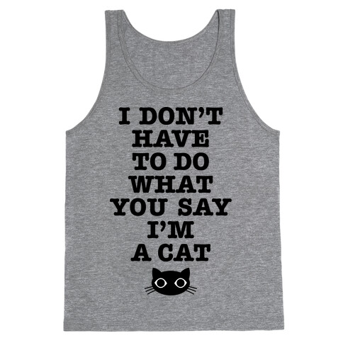 I'm A Cat Tank Top