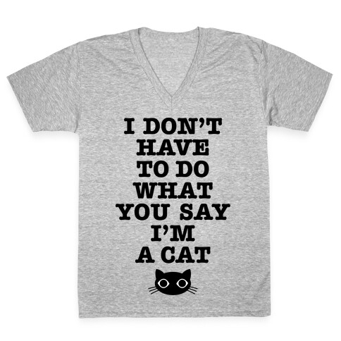 I'm A Cat V-Neck Tee Shirt