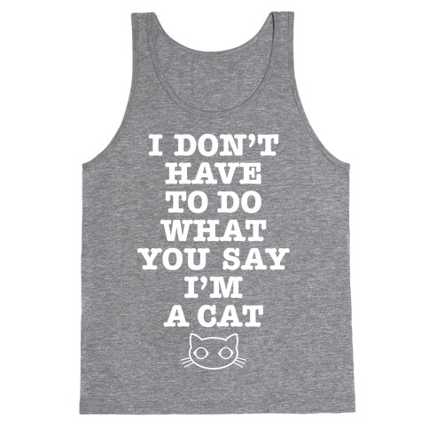 I'm A Cat Tank Top