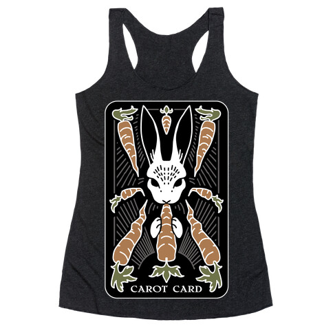 Carot Card Racerback Tank Top