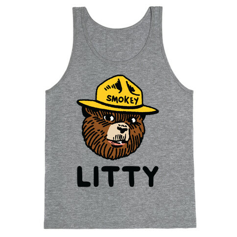 Litty Smokey The Bear Tank Top