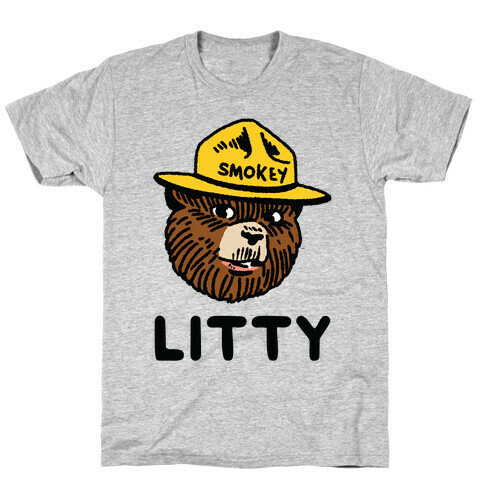 Litty Smokey The Bear T-Shirt