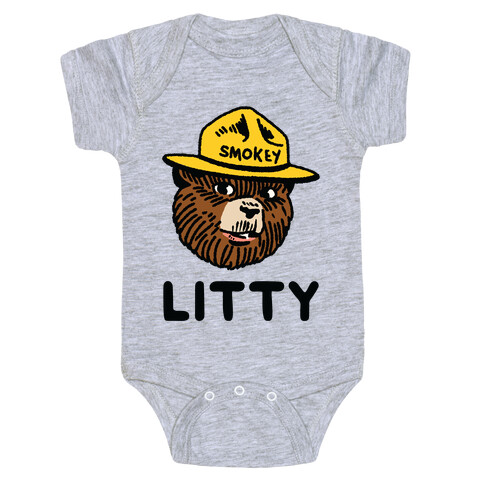 Litty Smokey The Bear Baby One-Piece