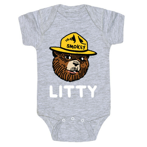 Litty Smokey The Bear Baby One-Piece