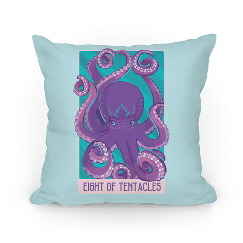 Eight of Tentacles  Pillow