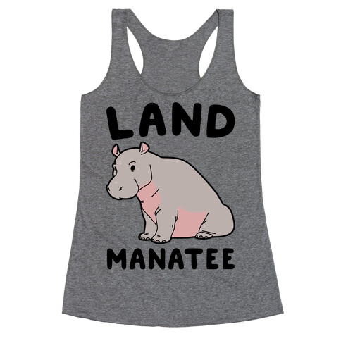 Land Manatee  Racerback Tank Top