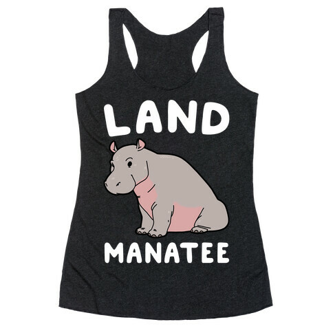 Land Manatee  Racerback Tank Top