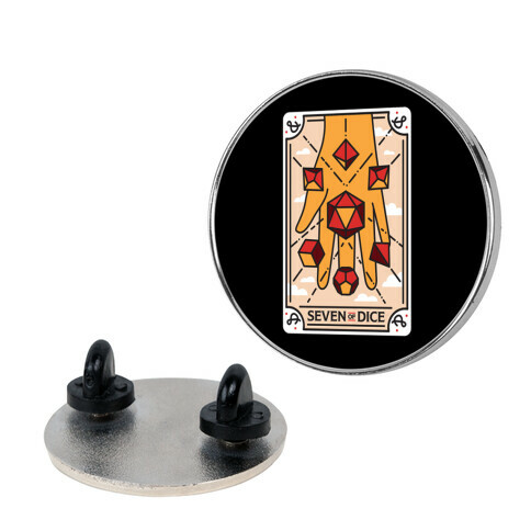 Seven of Dice - D&D Tarot Pin