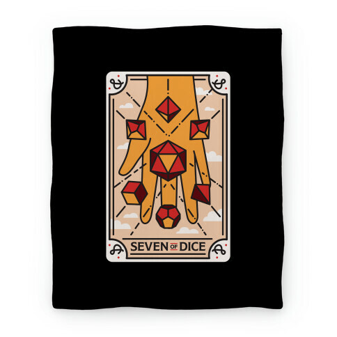 Seven of Dice - D&D Tarot Blanket