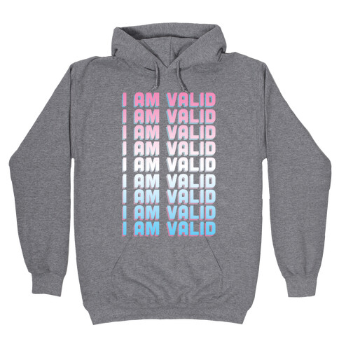 I Am Valid - Trans Hooded Sweatshirt