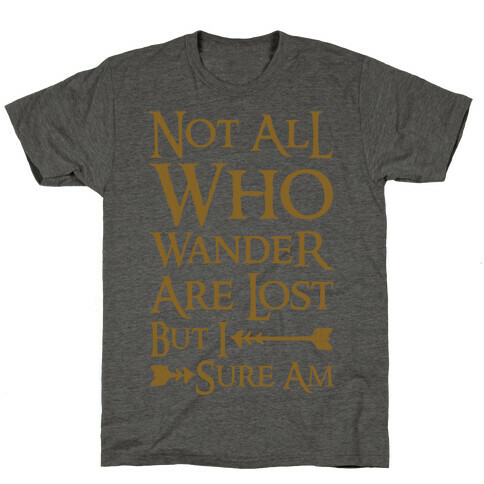Not All Who Wander Are Lost But I Sure Am T-Shirt