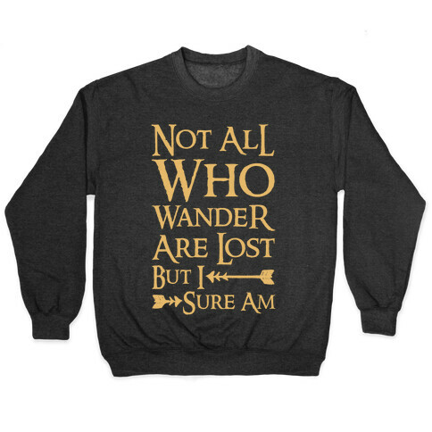 Not All Who Wander Are Lost But I Sure Am Pullover