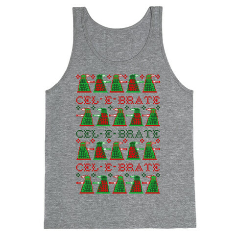 Dalek Ugly Sweater Tank Top