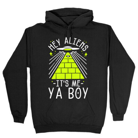 Hey Aliens It's Me Ya Boy Hooded Sweatshirt