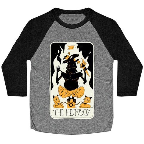 The Heckboy Tarot Card Baseball Tee