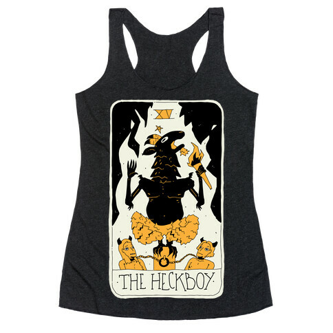 The Heckboy Tarot Card Racerback Tank Top