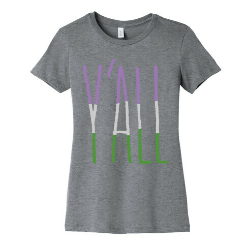 Genderqueer Y'all Womens T-Shirt