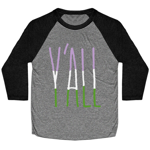 Genderqueer Y'all Baseball Tee