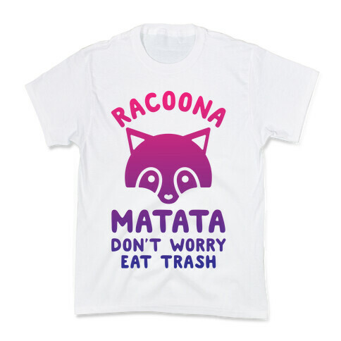 Raccoona Matata Ombre Kids T-Shirt