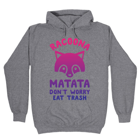 Raccoona Matata Ombre Hooded Sweatshirt