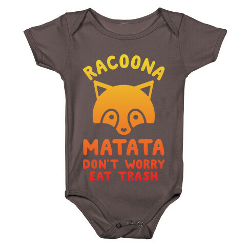 Raccoona Matata Ombre Baby One-Piece