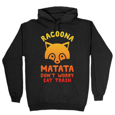 Raccoona Matata Ombre Hooded Sweatshirt