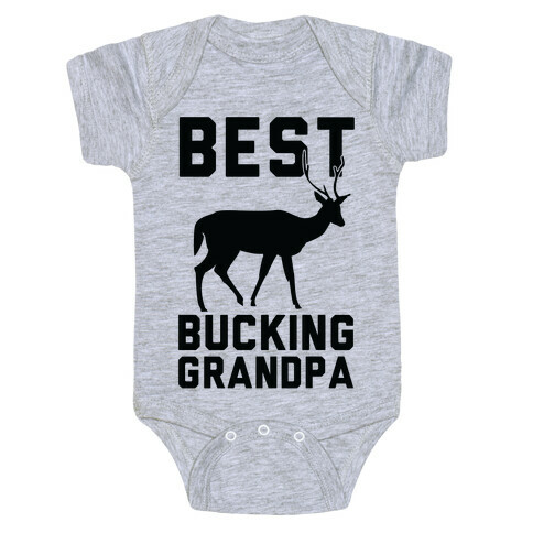 Best Bucking Grandpa Baby One-Piece