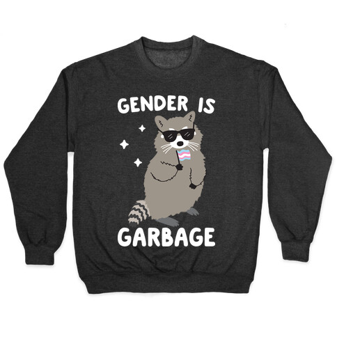Gender Is Garbage Trans Raccoon Pullover