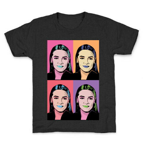Alexandria Ocasio-Cortez Pop Art Parody Kids T-Shirt