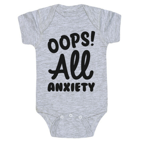 Oops! All Anxiety Baby One-Piece