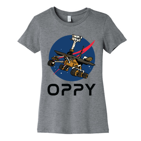 Oppy Nasa Parody Logo Womens T-Shirt