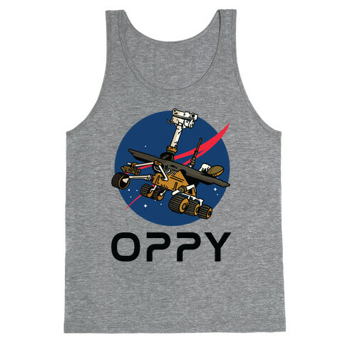 Oppy Nasa Parody Logo Tank Top