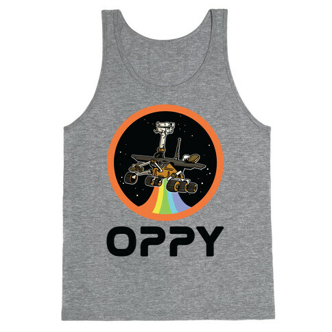 Oppy Nasa Parody Vintage Logo Tank Top