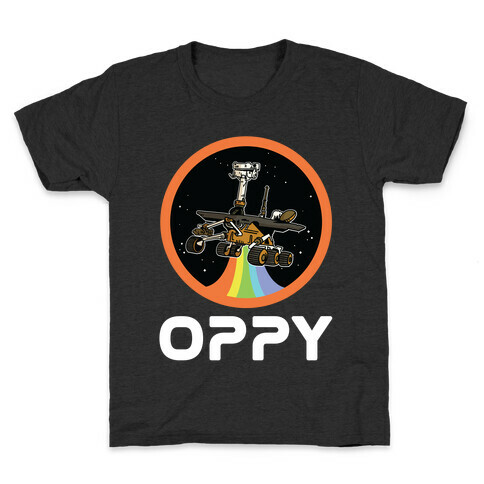 Oppy Nasa Parody Vintage Logo Kids T-Shirt
