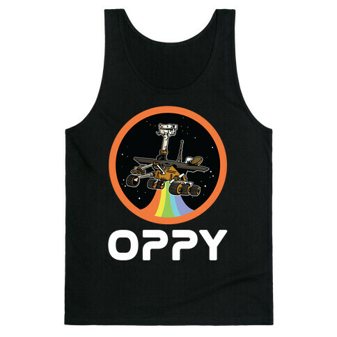 Oppy Nasa Parody Vintage Logo Tank Top