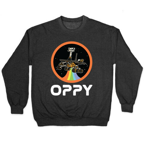 Oppy Nasa Parody Vintage Logo Pullover