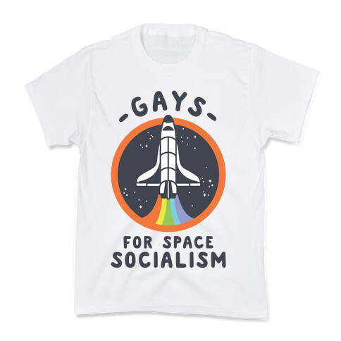 Gays For Space Socialism Kids T-Shirt