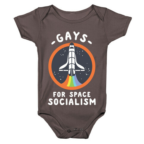 Gays For Space Socialism Baby One-Piece
