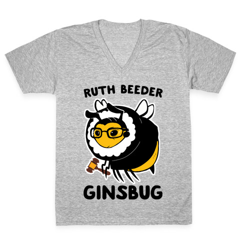 Ruth Beeder Ginsbug V-Neck Tee Shirt