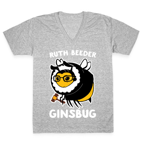 Ruth Beeder Ginsbug V-Neck Tee Shirt