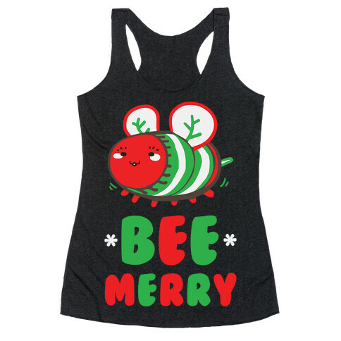 Bee Merry Racerback Tank Top