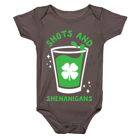 Shots and Shenanigans Baby One-Piece