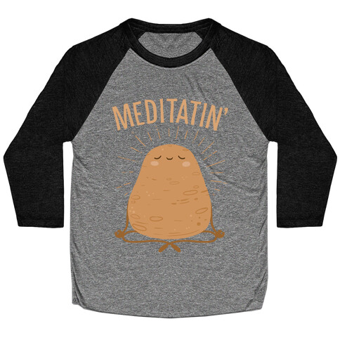 Meditatin' Baseball Tee