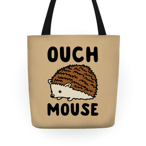 Ouch Mouse Hedgehog Parody Tote