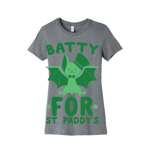 Batty for St. Paddy's Womens T-Shirt