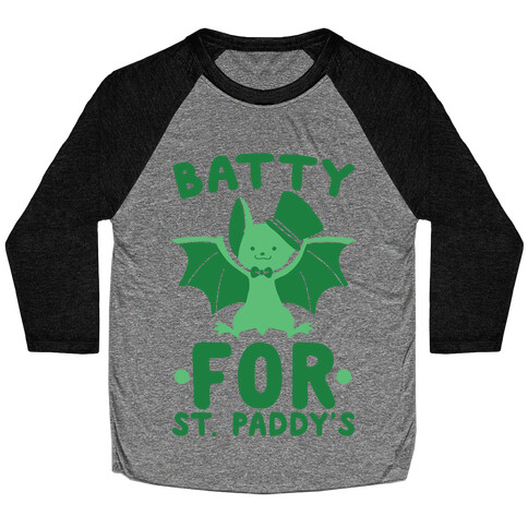 Batty for St. Paddy's Baseball Tee