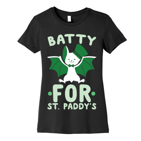 Batty for St. Paddy's Womens T-Shirt