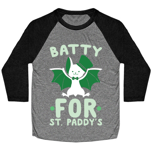Batty for St. Paddy's Baseball Tee