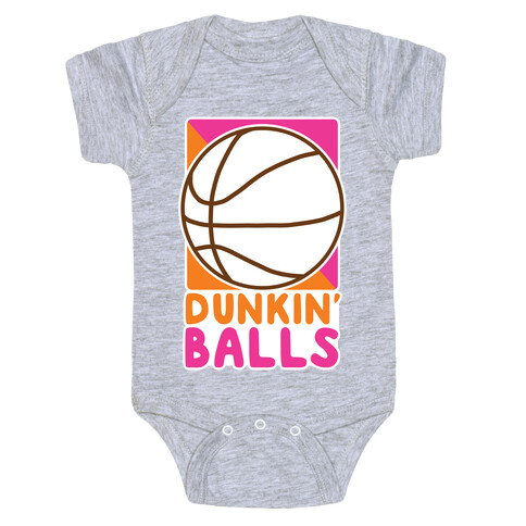 Dunkin' Balls - Basketball  Baby One-Piece